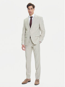 BOSS BOSS Costum H-Huge 50546099 Bej Slim Fit