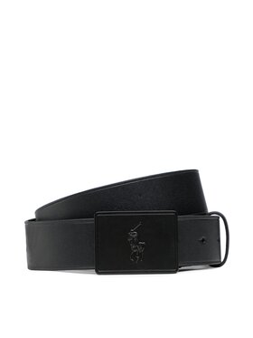 Polo Ralph Lauren Polo Ralph Lauren Vīriešu josta 36mm Pp Plaque Belt 405691693005 Melns
