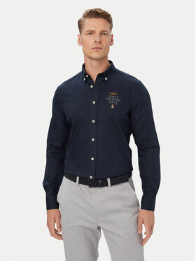 Aeronautica Militare Aeronautica Militare Särk 262CA1334UCT04409 Tumesinine Regular Fit