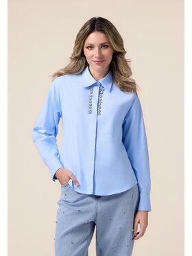 Oltre Oltre Camicia 5059R102923N004 Turchese Regular Fit