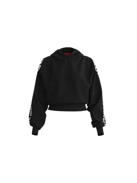HUGO Hugo Bluza Damatala Czarny Regular Fit