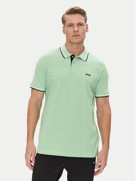 BOSS BOSS Polo Paul 50506193 Zielony Slim Fit