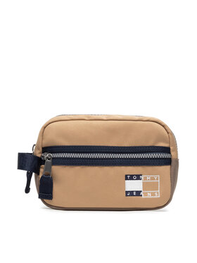 Tommy Jeans Tommy Jeans Pochette per cosmetici Tjm Heritage Washbag Spliced AM0AM09512 Beige