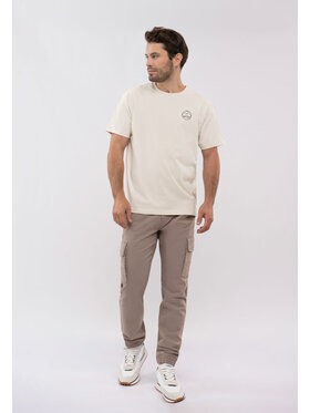 Volcano Volcano T-Shirt T-ELD Écru Regular Fit