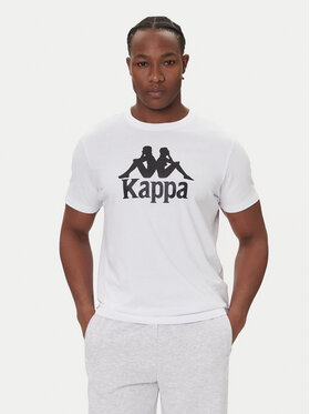 Kappa Kappa Tričko Authentic 361N6QW Biela Regular Fit