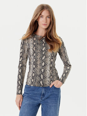 MICHAEL Michael Kors MICHAEL Michael Kors Bluzka MT551STHMC Beżowy Regular Fit