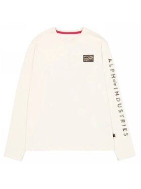 Alpha Industries Alpha Industries T-Shirt AI.156582-300 Beżowy Regular Fit