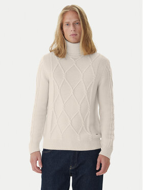JOOP! JOOP! Bluză cu gât 17 JK-17Liono 30047360 Bej Modern Fit