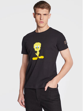 Iceberg Iceberg T-Shirt F01C63079000 Czarny Regular Fit