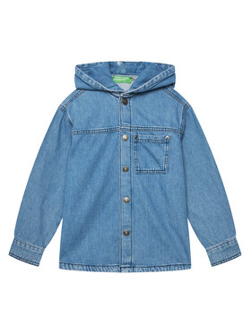 United Colors Of Benetton United Colors Of Benetton Джинсова сорочка 5PWACQ03X Голубий Regular Fit