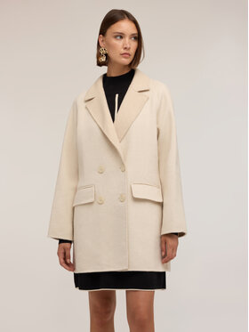 Motivi Motivi Cappotto invernale 0011W000135N0R2 Bianco Over Fit