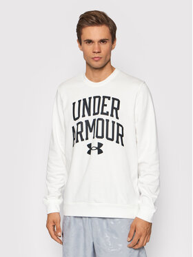 Under Armour Under Armour Felpa Ua Rival Terry 1361561 Bianco Loose Fit