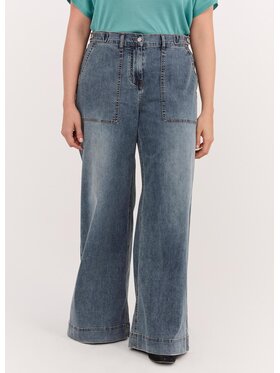 Fiorella Rubino Fiorella Rubino Jeansy P484T005236N024 Niebieski Over Fit