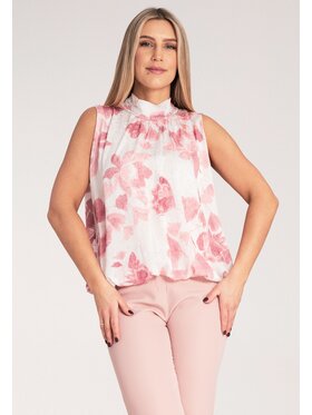 FIGL FIGL Bluzka M1143 Różowy Regular Fit