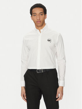 KARL LAGERFELD KARL LAGERFELD Koszula 605911 552671 Biały Slim Fit