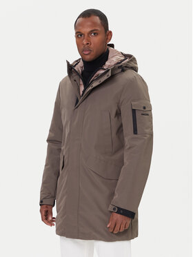 Geox Geox Parka Velletri M5628F T3285 F1432 Marrone Regular Fit
