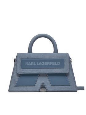 KARL LAGERFELD KARL LAGERFELD Дамска чанта Icon K Crossbody Suede 236W3185 Син