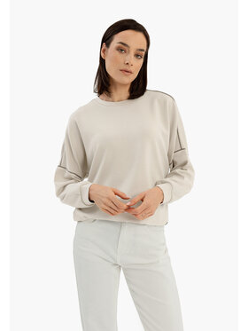 Volcano Volcano Bluza B-KIM Beżowy Regular Fit