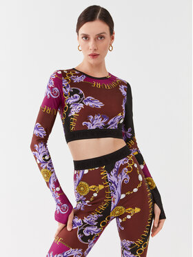 Versace Jeans Couture Versace Jeans Couture Halenka 75HAH218 Fialová Slim Fit