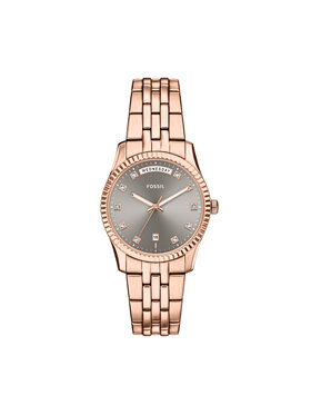 Fossil Fossil Zegarek Scarlette ES5459 Różowe złoto