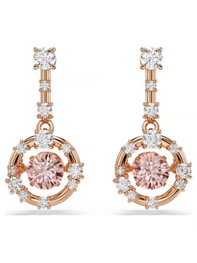 Swarovski Swarovski Kolczyki Constella Różowe 5744239 Różowe złoto