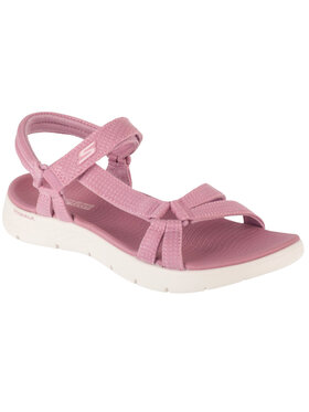 Skechers Skechers Sandały Skechers Go Walk Flex Sandal - Sublime Różowy