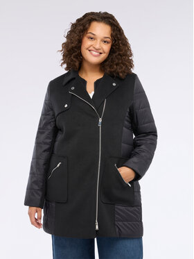 Fiorella Rubino Fiorella Rubino Cappotto 0222T000323N033 Nero A-Line Fit