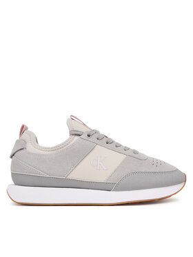 Calvin Klein Calvin Klein Laisvalaikio batai Retro Runner Sock Laceup Neo Mix HW0HW03250 Pilka