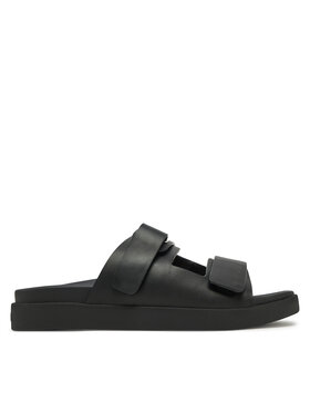 Calvin Klein Calvin Klein Σανδάλια Flat Adj Slide Eyelet HW0HW02489 Μαύρο