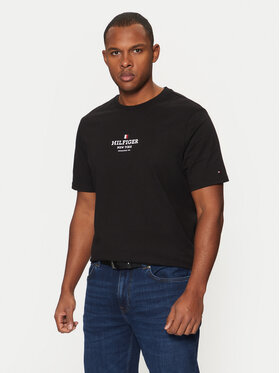 Tommy Hilfiger Tommy Hilfiger T-Shirt MW0MW38980 Černá Regular Fit