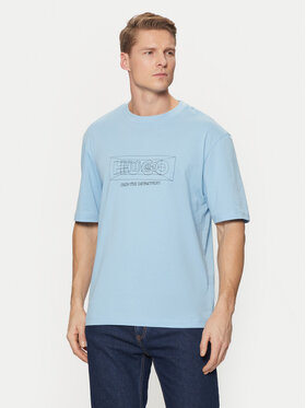 HUGO HUGO T-krekls Nufrancos 50532095 Zils Regular Fit