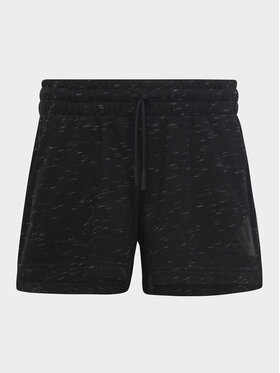 adidas adidas Sportske kratke hlače Future Icons Big Logo Shorts IC0103 Crna Loose Fit
