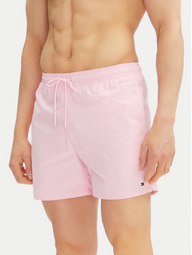Tommy Hilfiger Tommy Hilfiger Szorty kąpielowe UM0UM03477 Różowy Regular Fit