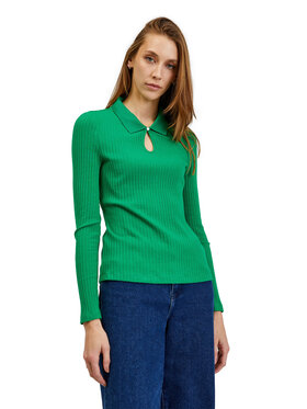 Orsay Orsay Koszula 105106-867000__S Zielony Regular Fit