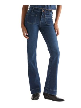Wrangler Wrangler Jeansy 112379973 Niebieski Flare Fit