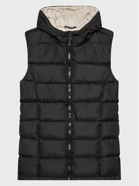 Blue Seven Blue Seven Kamizelka 598501 Czarny Regular Fit