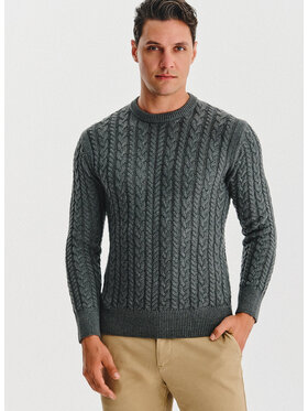 Pako Lorente Pako Lorente Sweter P25WF-2X-009 Szary Classic Fit