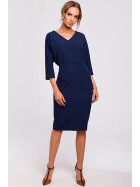 Made of Emotion Made of Emotion Abito da cocktail M464 Blu scuro A-Line Fit