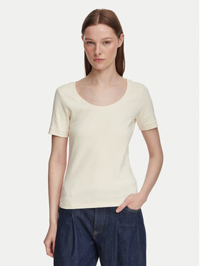 Weekend Max Mara Weekend Max Mara Tričko Multij 2625946031 Krémová Regular Fit