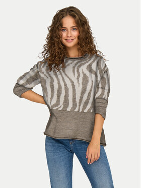 ONLY ONLY Светр Jade 15294969 Коричневий Regular Fit