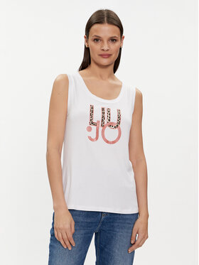 Liu Jo Liu Jo Τοπ VA4117 JS360 Λευκό Regular Fit