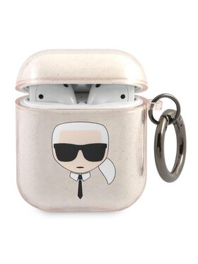 KARL LAGERFELD KARL LAGERFELD Etui na słuchawki AirPods Złoty