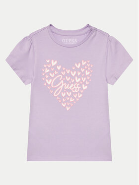 Guess Guess T-shirt K4GI03 K6YW4 Ljubičasta Regular Fit