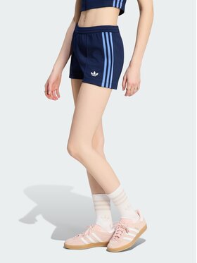 adidas adidas Szorty sportowe CLASSIC Niebieski jasny Slim Fit
