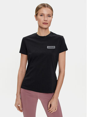 Napapijri Napapijri T-Shirt Iaato NP0A4HWU Μαύρο Regular Fit