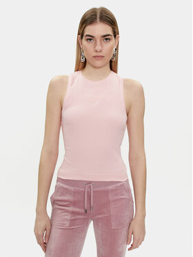Juicy Couture Juicy Couture Top Beckham JCBLV223811 Różowy Slim Fit
