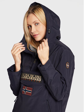 Napapijri Anorak Jakna Rainforest NP0A4GM6 Tamnoplava Regular Fit