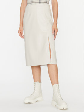 Noisy May Noisy May Пола от имитация на кожа Clara 27028386 Екрю Regular Fit