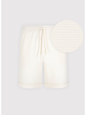 Pako Lorente Pako Lorente Szorty materiałowe P25SF-WS-013 Beżowy Classic Fit