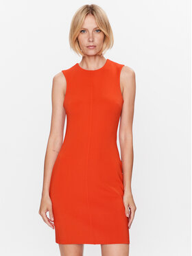 Calvin Klein Calvin Klein Každodenní šaty K20K205846 Červená Slim Fit